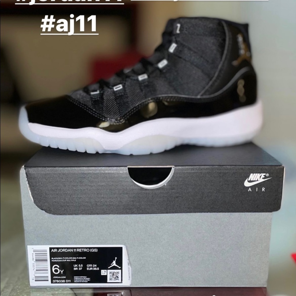 Air Jordan 11 jubilee sz 6 and sz 7